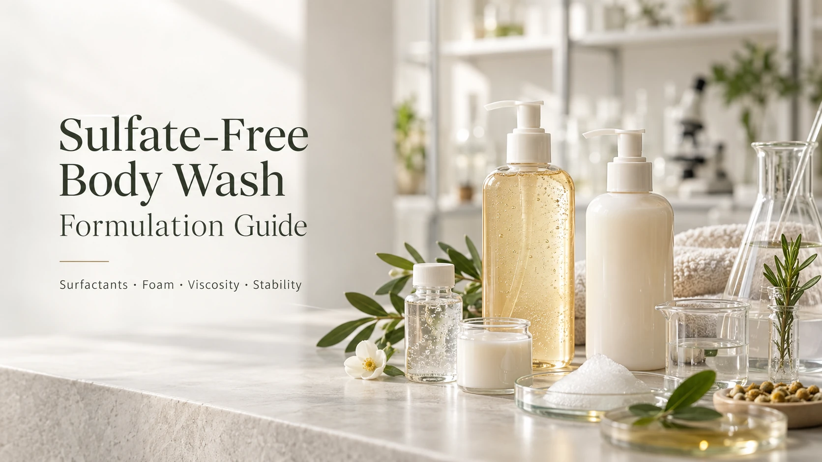Sulfate-free body wash formulation guide for private label product development Sulfate-free body wash formulation guide for private label product development